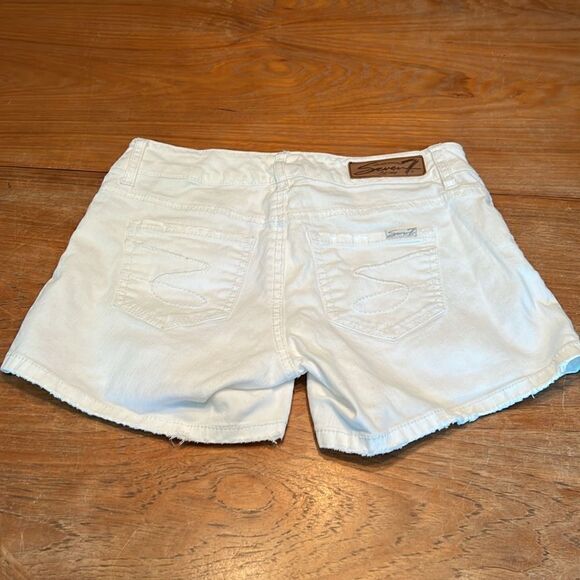 Seven7 shorts white denim 4 - Picture 2 of 10